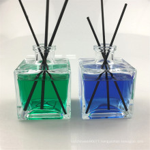 200ml empty square shape reed diffuser bottle glass